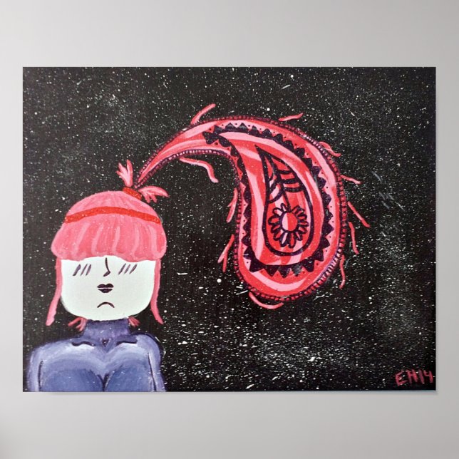 "Paisley Perfect" 11x14 Poster de arte (Frente)