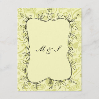 Paisley Vines Taupe RSVP
