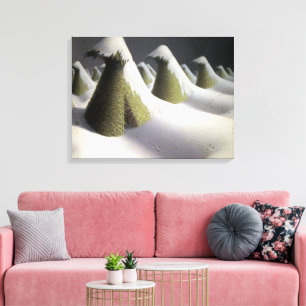Paja de invierno de enero de Grant Wood Arte Fino