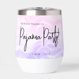 Pajama Fiesta Pastel Púrpura Púrpura Moderno
