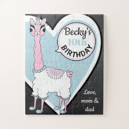 Pajama Llama Jigsaw rompecabezas