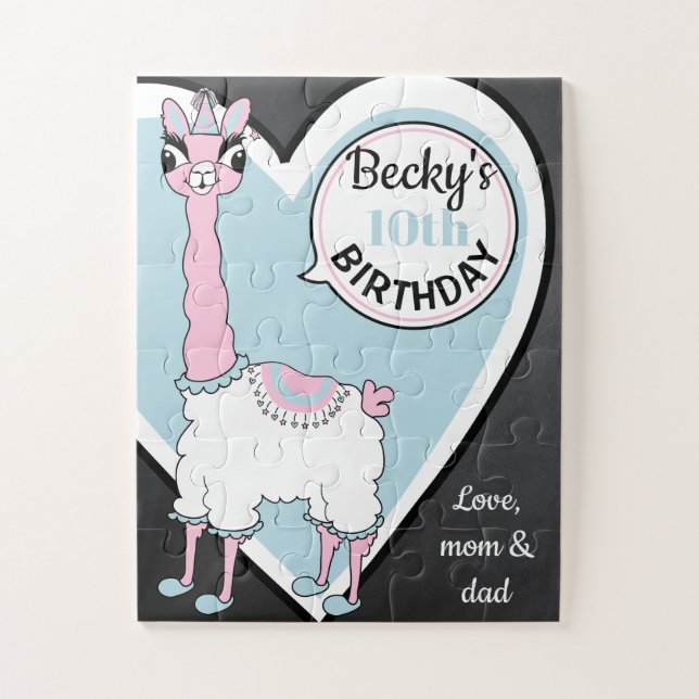 Pajama Llama Jigsaw rompecabezas (Vertical)