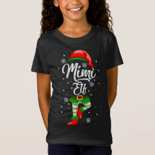 Pajamas de camiseta de Navidades familiares de Mim
