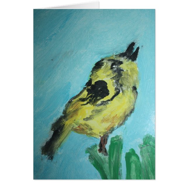 Pájaro amarillo (Frente)