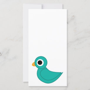 Pájaro azul lindo
