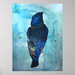 pájaro azul por hunter biden arte