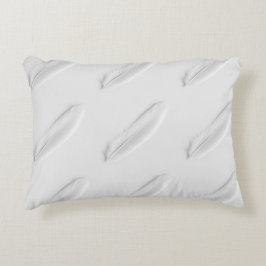 Pájaro blanco elegante almohada
