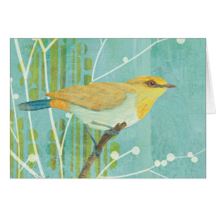 Pájaro cantante del cielo azul