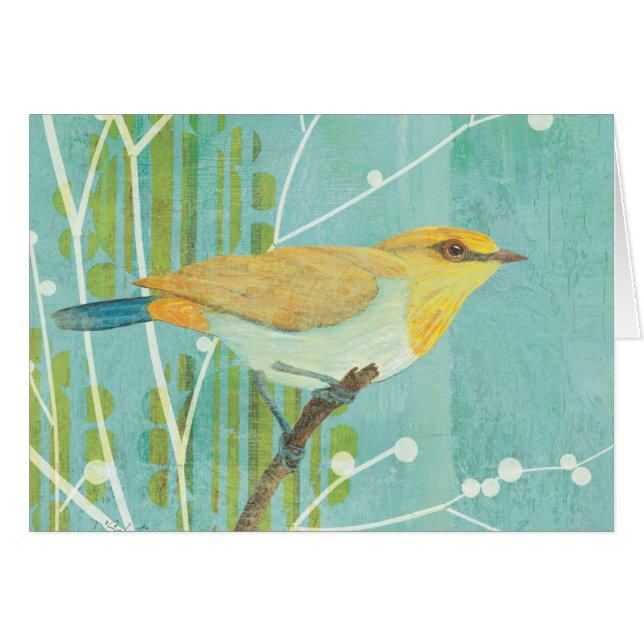 Pájaro cantante del cielo azul (Anverso (Horizontal))