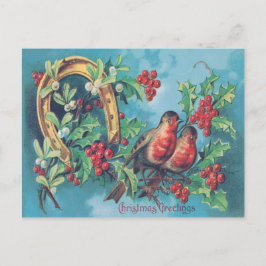 Pájaro cantor Navidad Pájaro Acebo Muérdago Herrad