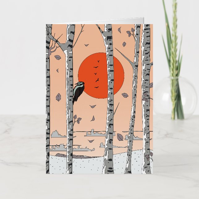 Pájaro Carpintero Japonés (Anverso)