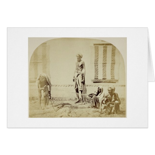Pájaro-Colectores, casta baja Hindus en Delhi, (Anverso (Horizontal))
