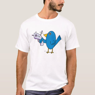 Pájaro con Raygun (edición especial) - camiseta