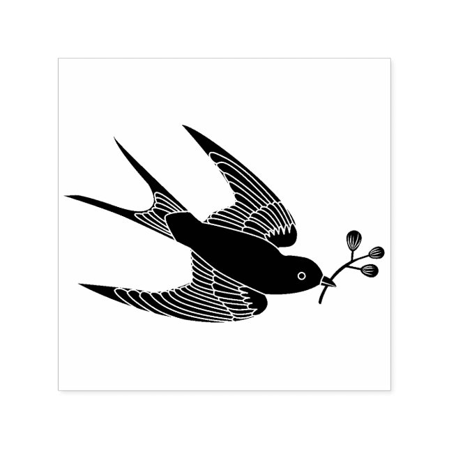 Pájaro con sello Sprig (Diseño)