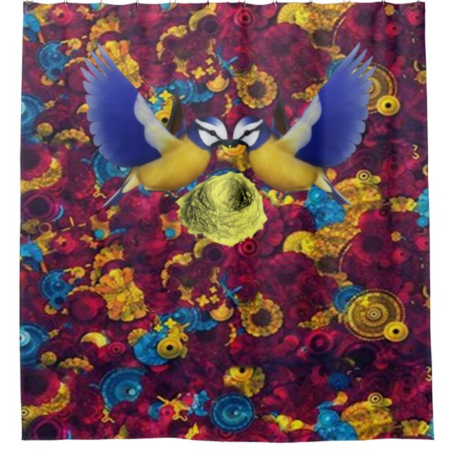 Pájaro de cortina de ducha (Anverso)