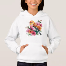 Pájaro de Flor Rosa