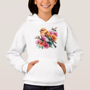 Pájaro de Flor Rosa