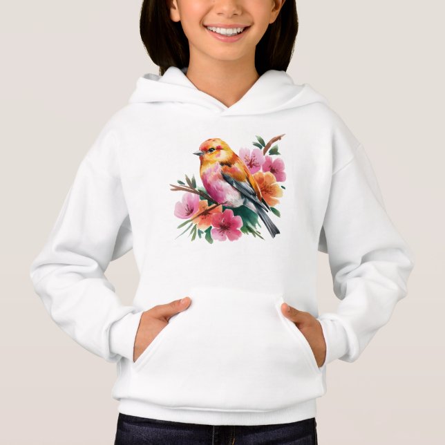 Pájaro de Flor Rosa (Anverso)