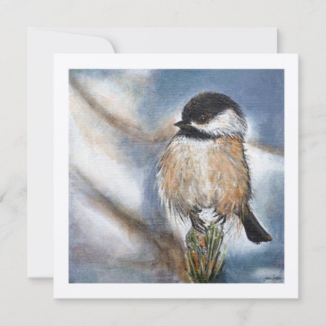 Pájaro de invierno dulce de pollo (Anverso)