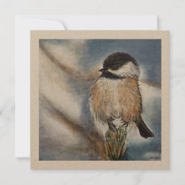Pájaro de invierno dulce de pollo