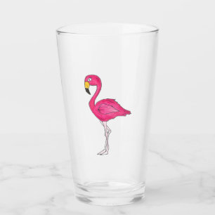 Pájaro de Isla Tropical Flamingo Rosado Caliente