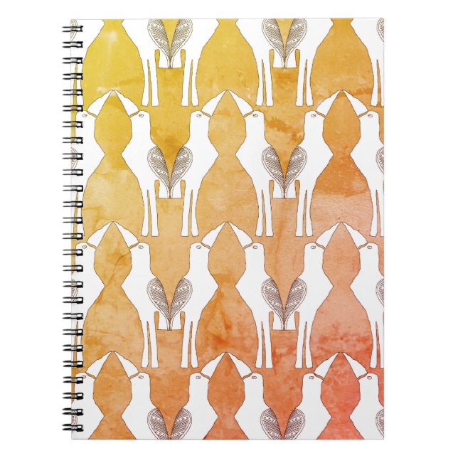 Pájaro de Javan Mina - Cuaderno decorativo (Frente)