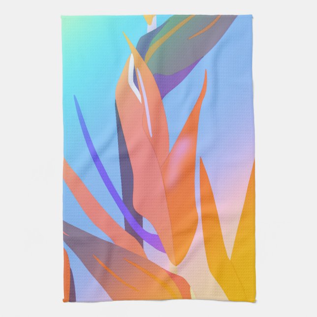 Pájaro de la cocina del paraíso Toalla (Vertical)