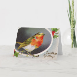 Pájaro del navidad del vintage