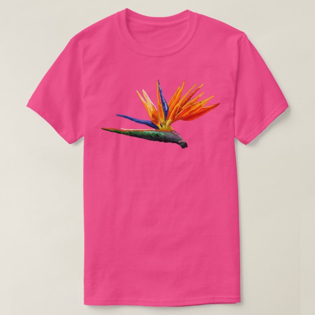 Pájaro del paraíso Flor Tee Tees T camiseta  (Diseño del anverso)