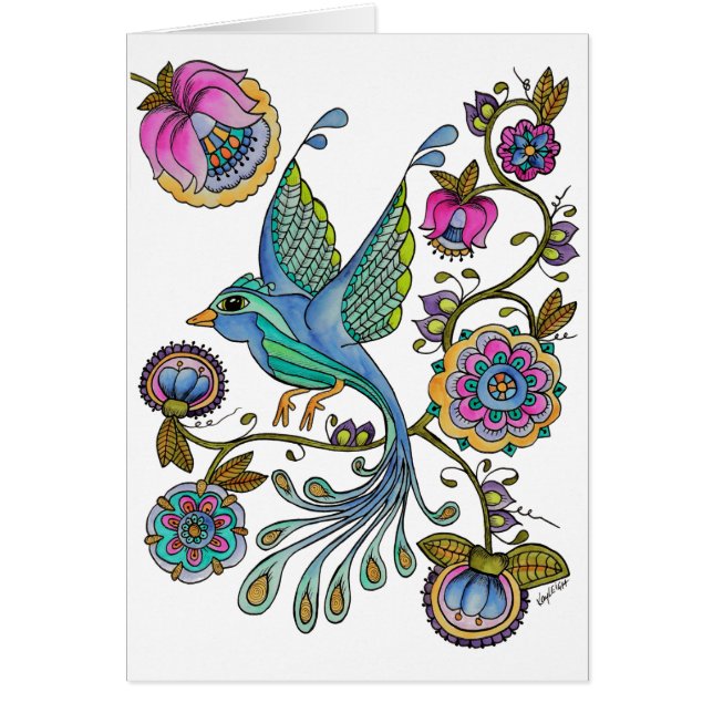 Pájaro en paraíso (Frente)