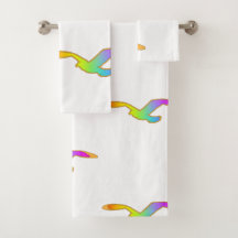 Pájaro en vuelo repita blanco