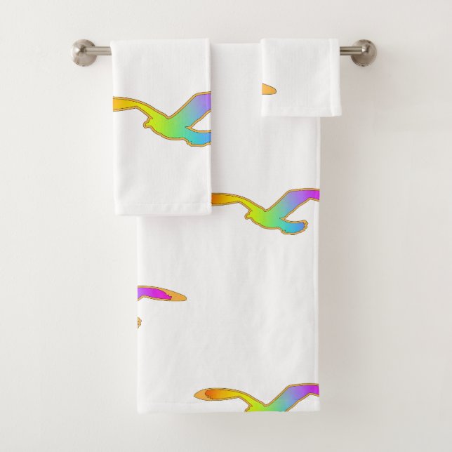 Pájaro en vuelo repita blanco (In situ)