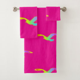 Pájaro En Vuelo Repita Rosa Caliente