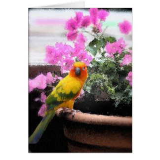 Pájaro exótico
