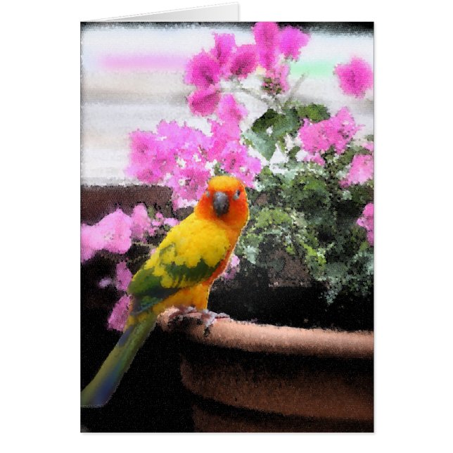 Pájaro exótico (Frente)