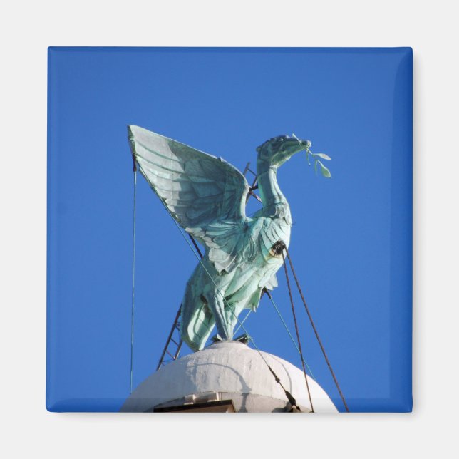 Pájaro Hepático, imán Liverpool (Frente)