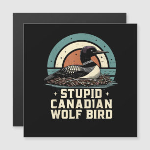 Pájaro Lobo Canadiense Estúpido