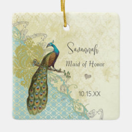 Pájaro marrano de Pájaro de Peacocl con ornamentos