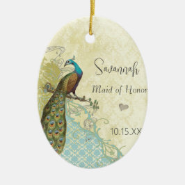 Pájaro marrano de Pájaro de Peacocl con ornamentos