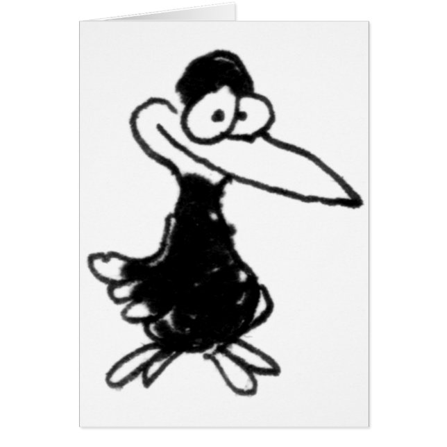 pájaro negro del davholle (Frente)