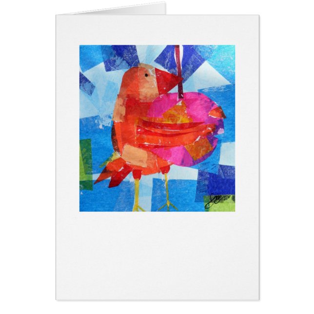 Pájaro que sostiene una baya (Frente)