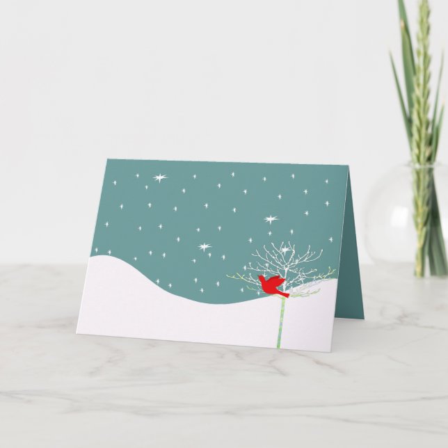 Pájaro Rojo de Navidad (Anverso)