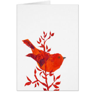 Pájaro rojo más cursi del planeta