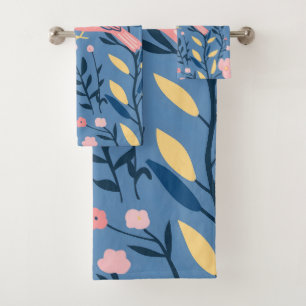 Pájaro rosado lindo en Cojín decorativo gris azul