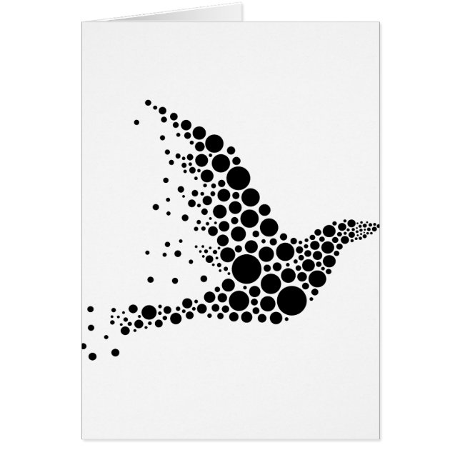 Pájaro volador negro (Frente)