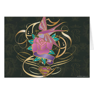 Pájaro y flor superchica