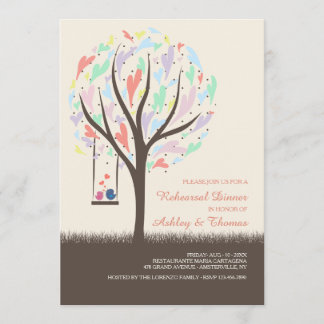 Pájaros Amantes En Una Invitación De Pastel De Swi