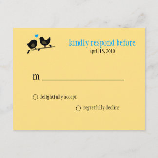 pájaros amarillos rsvp