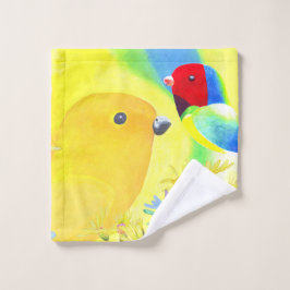 Pájaros Brillantes de Tie-Dye