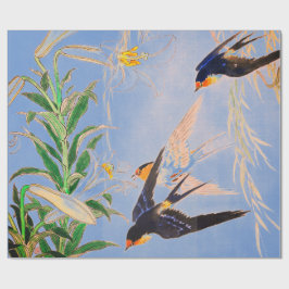 PÁJAROS CON LÁMINA DE papel